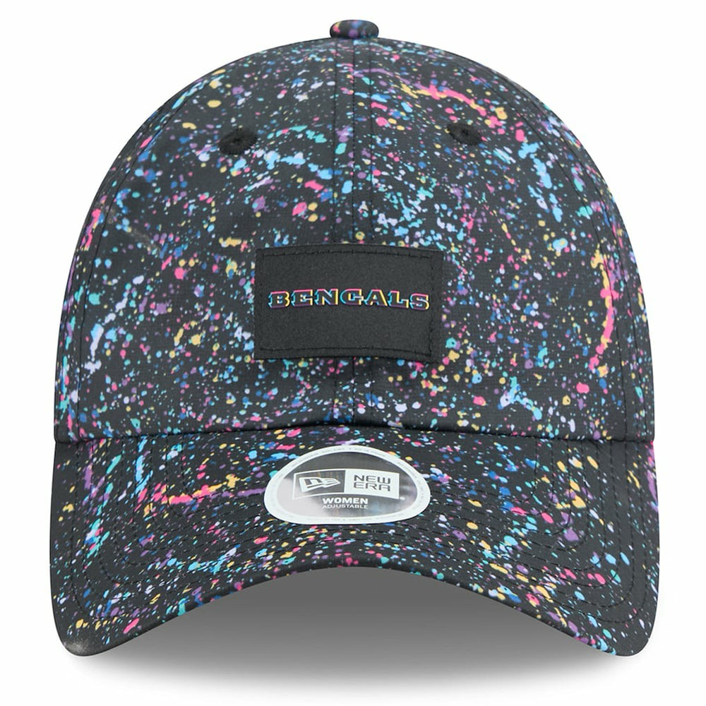 Cincinnati Bengals New Era Women's 2025 NFL Crucial Catch Pony Tail Adjustable Hat Black | NFL