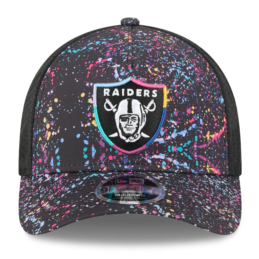 Las Vegas Raiders New Era Youth 2025 NFL Crucial Catch 9FORTY Adjustable Hat Black | NFL