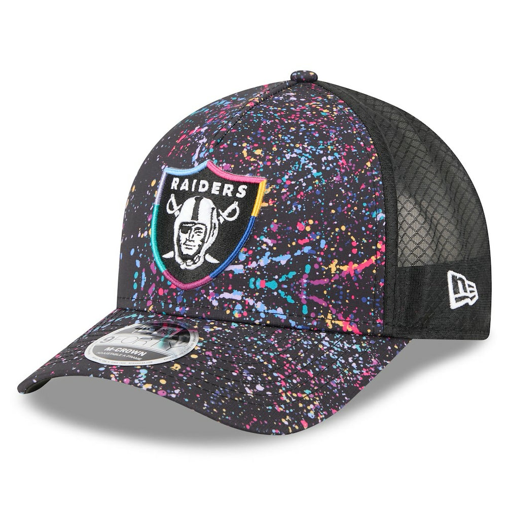 Las Vegas Raiders New Era Youth 2025 NFL Crucial Catch 9FORTY Adjustable Hat Black | NFL