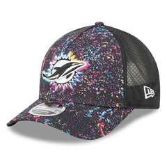 Miami Dolphins New Era Youth 2025 NFL Crucial Catch 9FORTY Adjustable Hat Black | NFL