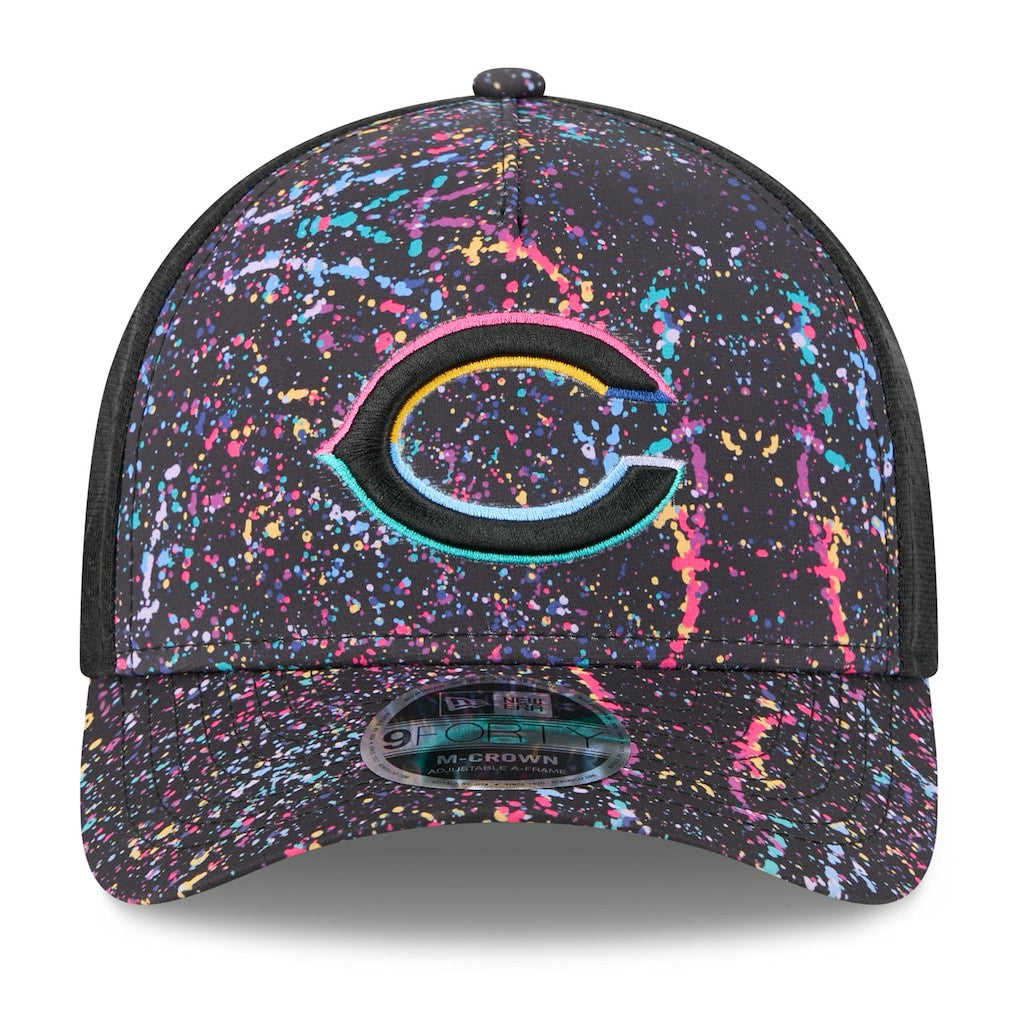 Chicago Bears New Era Youth 2025 NFL Crucial Catch 9FORTY Adjustable Hat Black | NFL