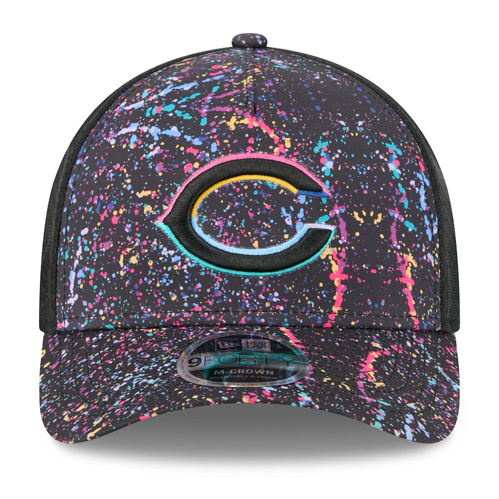 Chicago Bears New Era Youth 2025 NFL Crucial Catch 9FORTY Adjustable Hat Black | NFL