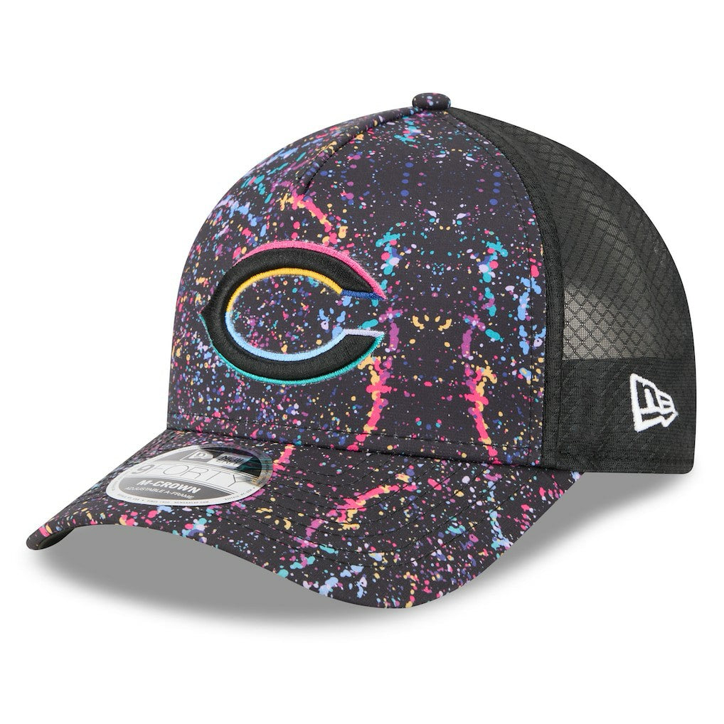 Chicago Bears New Era Youth 2025 NFL Crucial Catch 9FORTY Adjustable Hat Black | NFL
