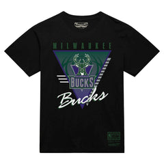 Milwaukee Bucks Worldwide Collection Tri-Logo T-Shirt Black - NBA