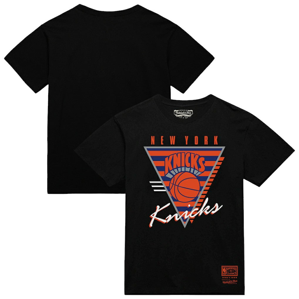 New York Knicks Worldwide Collection Tri-Logo T-Shirt Black - NBA