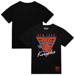New York Knicks Worldwide Collection Tri-Logo T-Shirt Black - NBA