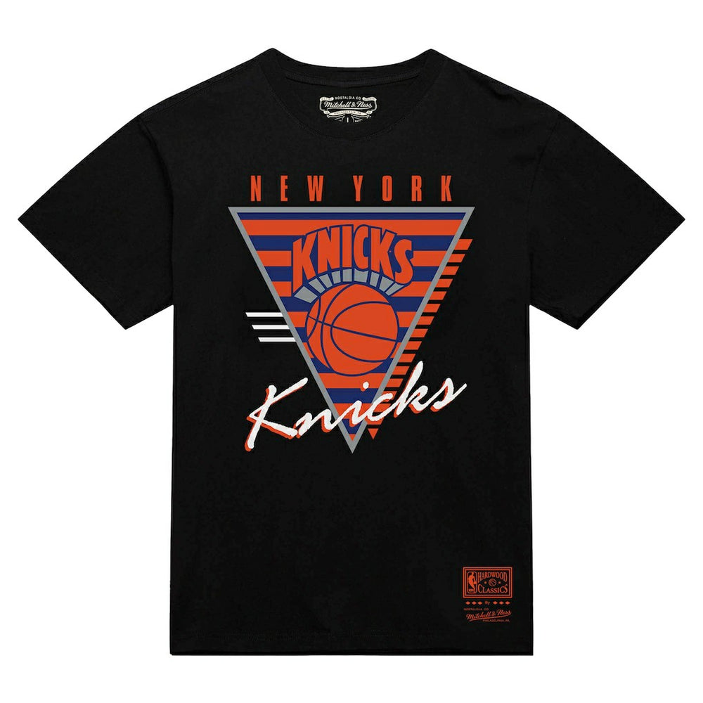 New York Knicks Worldwide Collection Tri-Logo T-Shirt Black - NBA