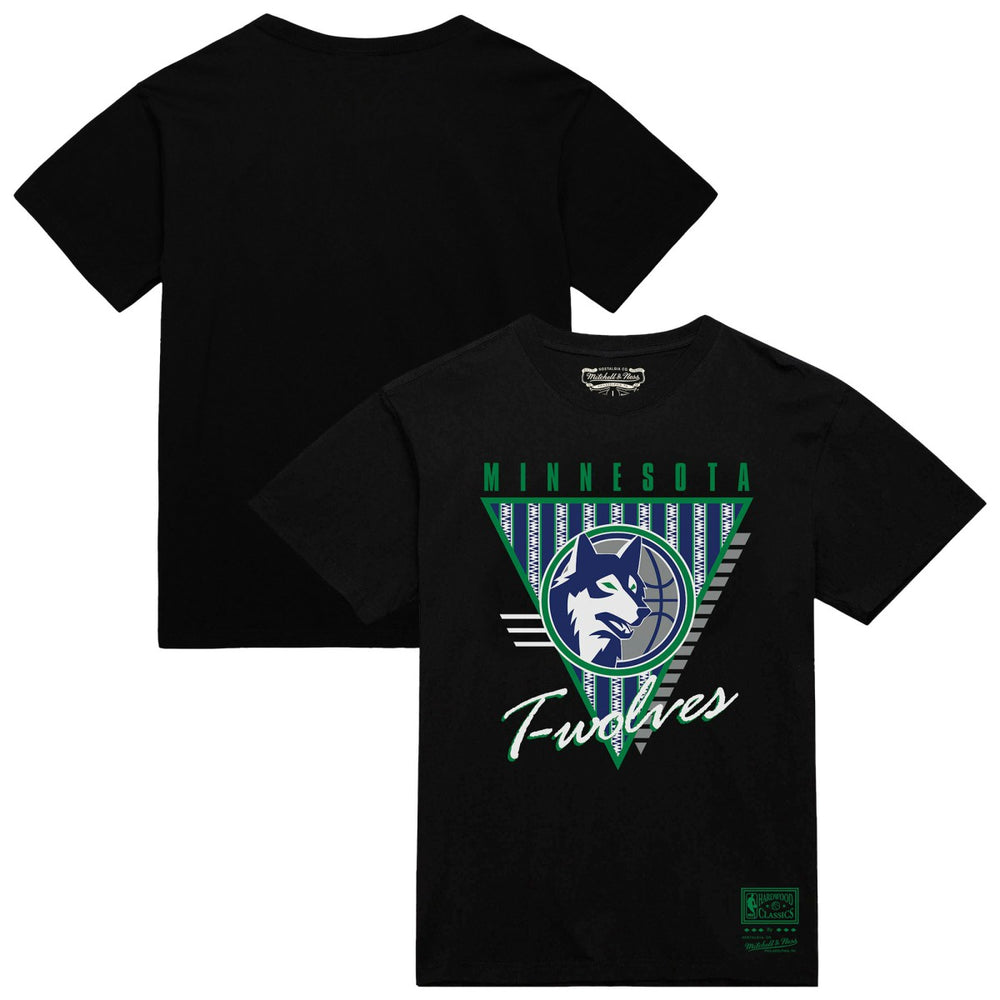 Minnesota Timberwolves Worldwide Collection Tri-Logo T-Shirt Black - NBA
