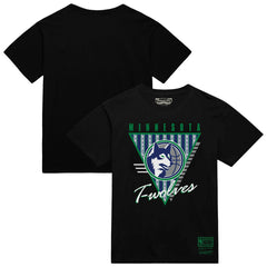 Minnesota Timberwolves Worldwide Collection Tri-Logo T-Shirt Black - NBA