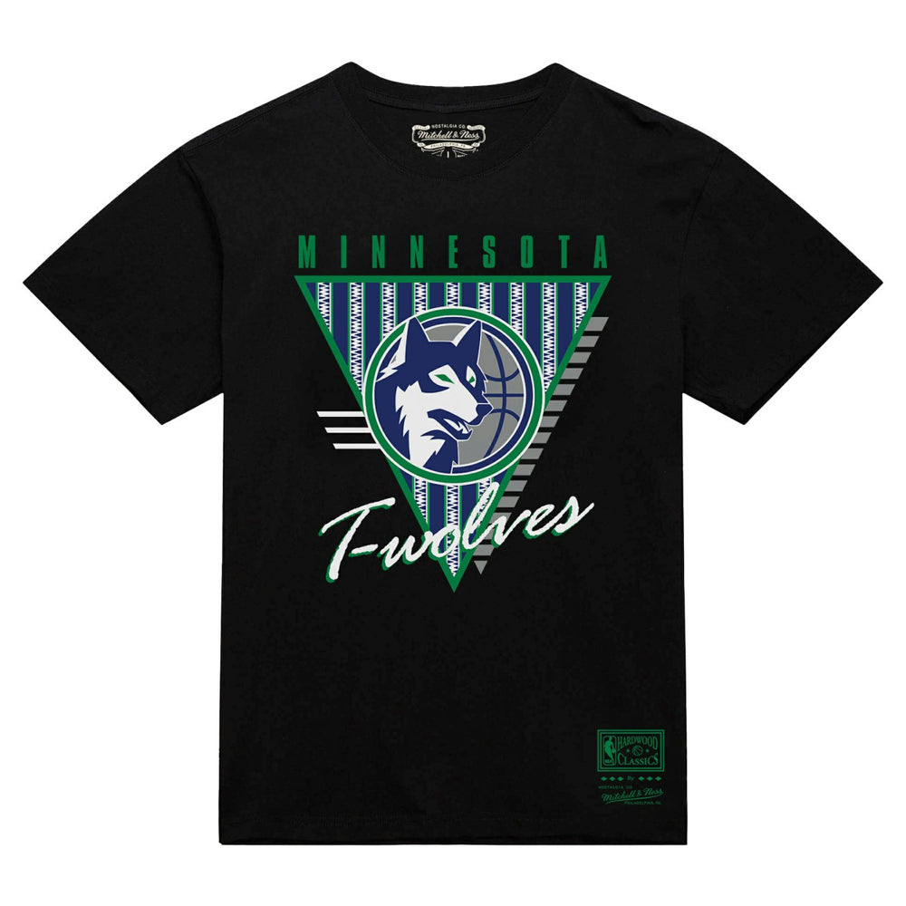 Minnesota Timberwolves Worldwide Collection Tri-Logo T-Shirt Black - NBA