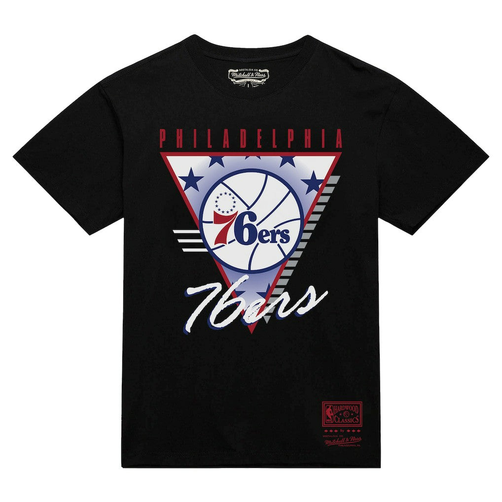 Philadelphia 76ers Worldwide Collection Tri-Logo T-Shirt Black - NBA
