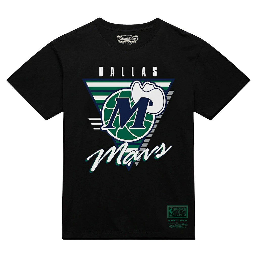 Dallas Mavericks Worldwide Collection Tri-Logo T-Shirt Black - NBA