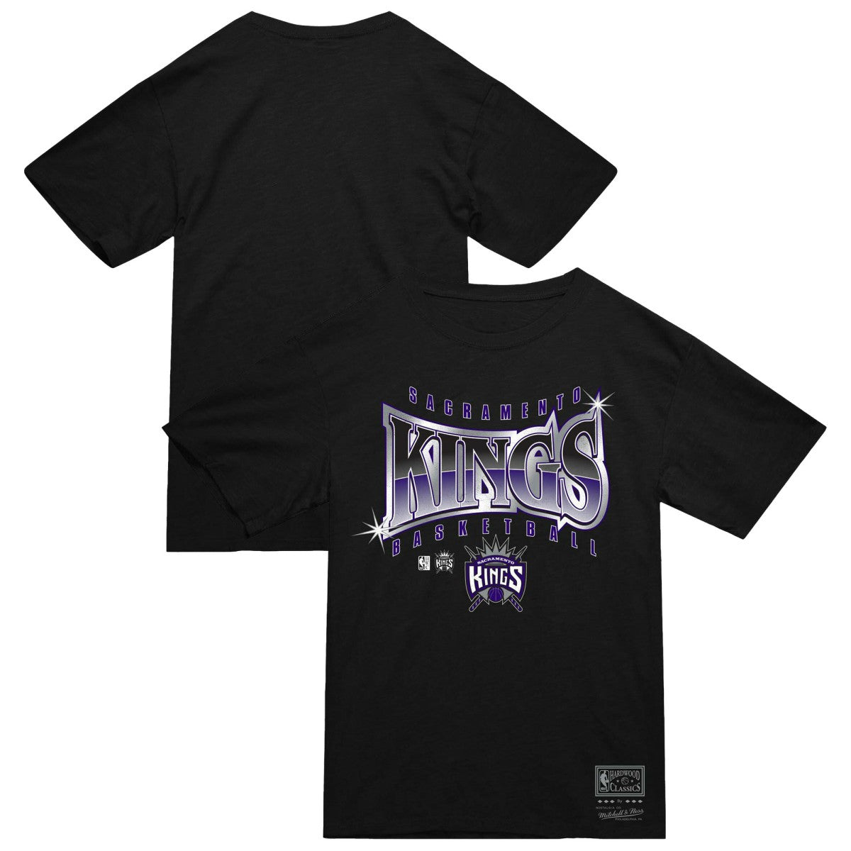 Sacramento Kings Worldwide Collection Glow Up T-Shirt Black - NBA