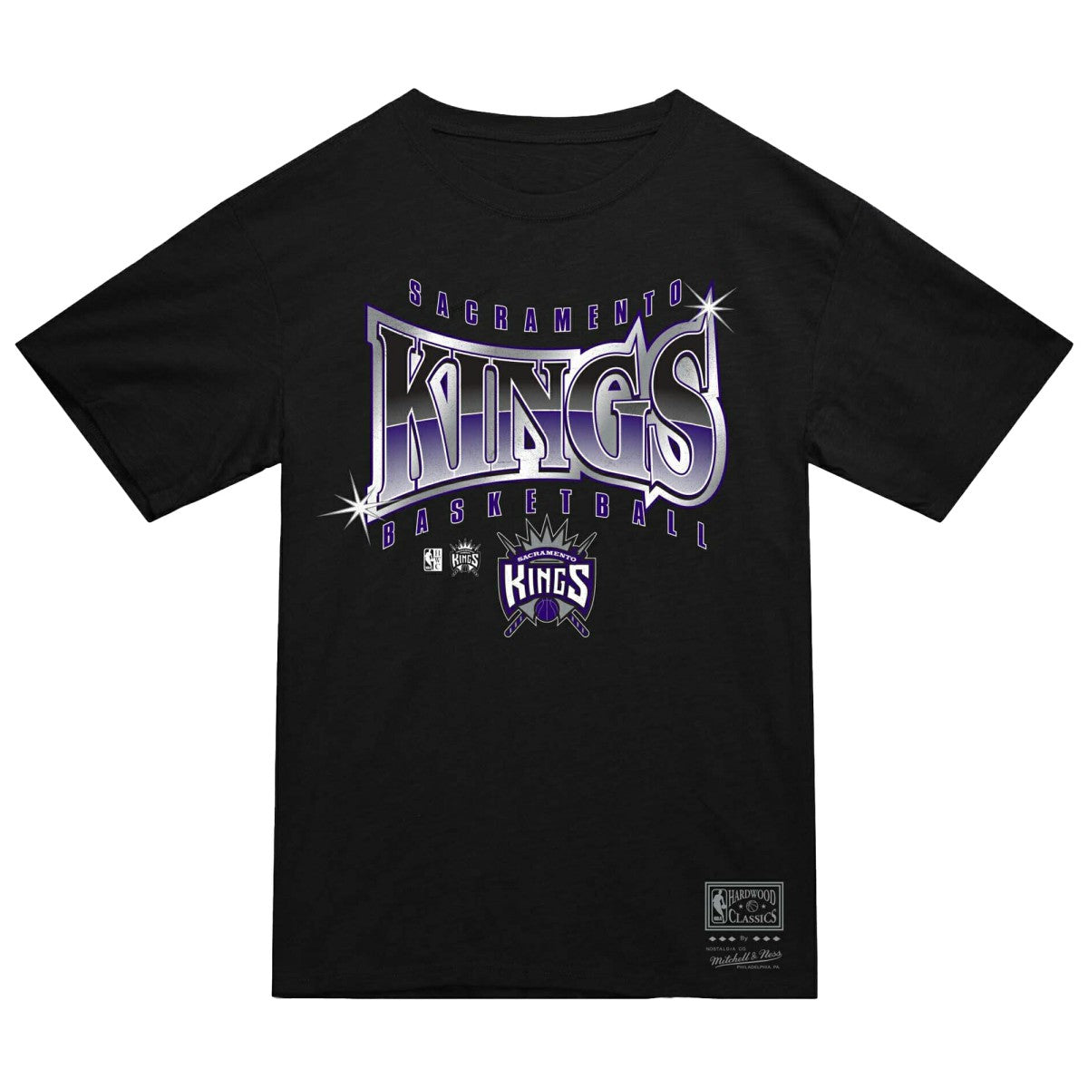 Sacramento Kings Worldwide Collection Glow Up T-Shirt Black - NBA