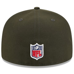 New York Jets New Era 2025 Rivalries Collection Sideline Rope 59FIFTY Fitted Hat Gotham Green | NFL