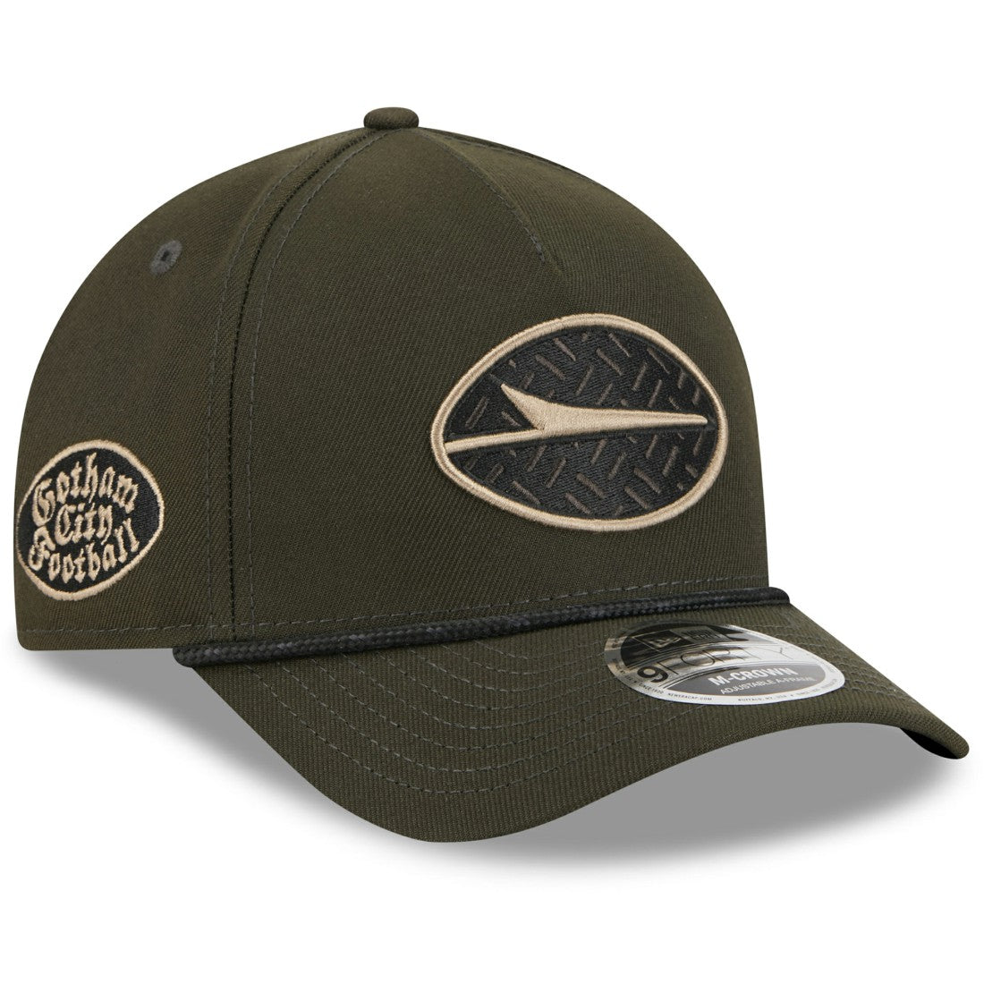 New York Jets New Era 2025 Rivalries Collection Sideline A-Frame 9FORTY Adjustable Hat Gotham Green | NFL