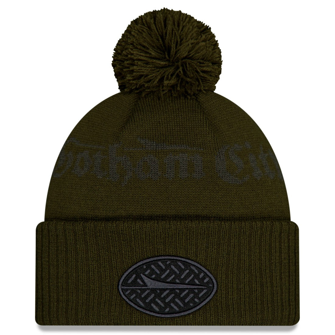 New York Jets New Era 2025 Rivalries Collection Sideline Cuffed Knit Hat with Pom Gotham Green | NFL