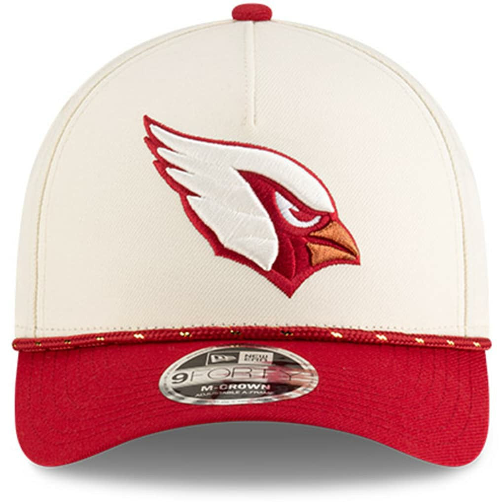 Arizona Cardinals New Era Youth 2025 Rivalries Collection 9FORTY A-Frame Adjustable Hat Natural | NFL