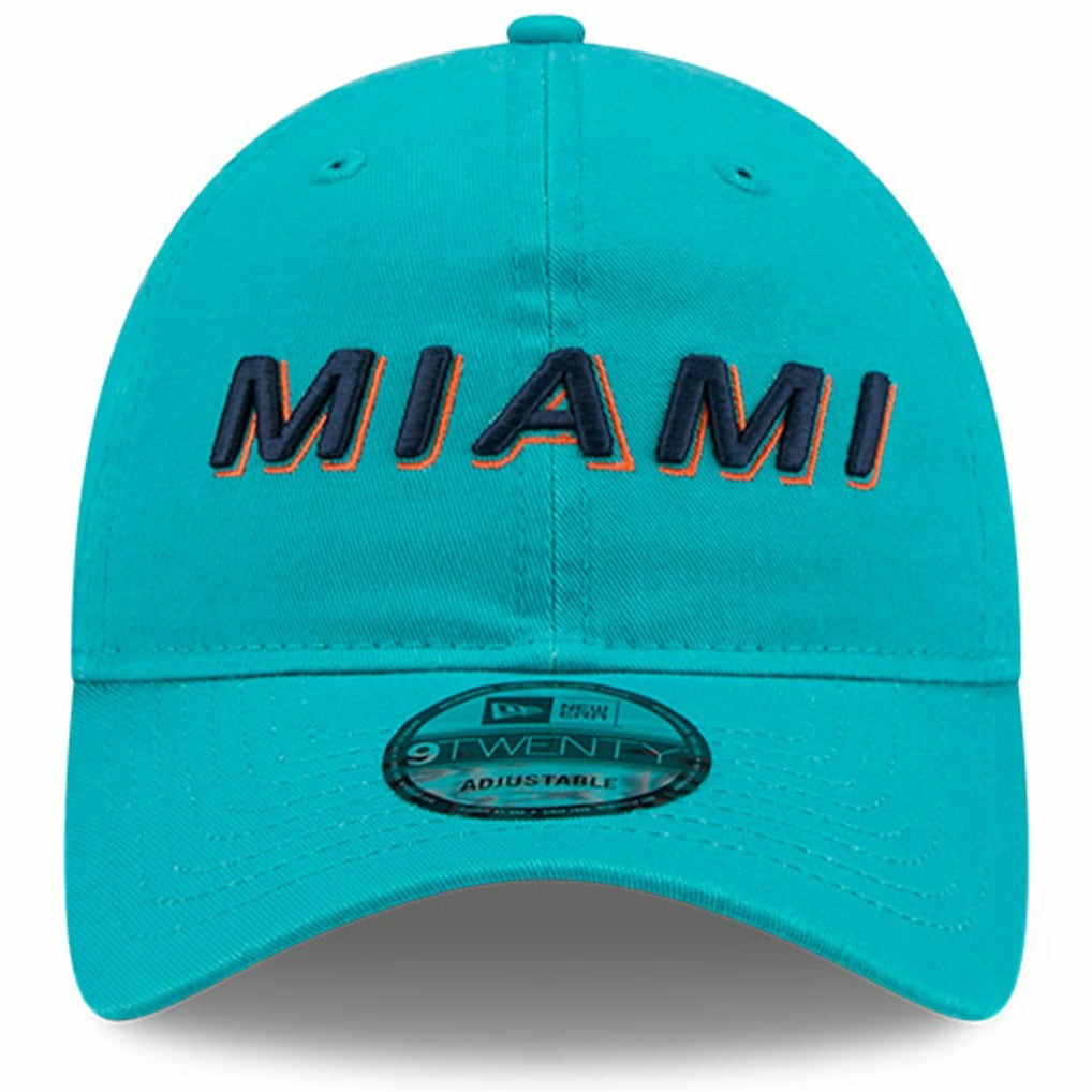 Miami Dolphins New Era 2025 Rivalries Collection Team 9TWENTY Adjustable Hat Aqua | NFL