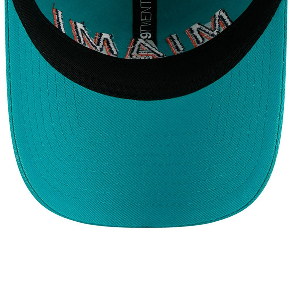 Miami Dolphins New Era 2025 Rivalries Collection Team 9TWENTY Adjustable Hat Aqua | NFL