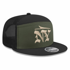 New York Jets New Era 2025 Rivalries Collection Team Split Panel 9FIFTY Snapback Hat Gotham Green | NFL