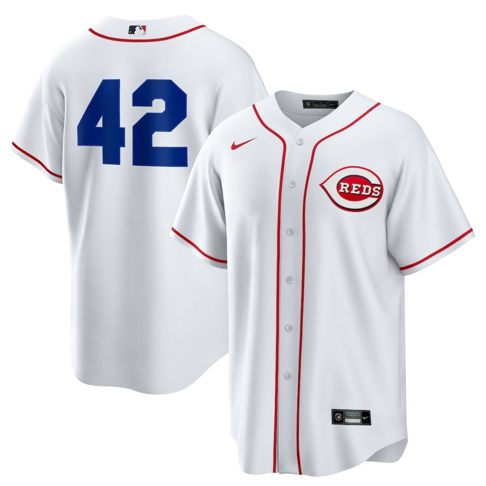 Cincinnati Reds Nike Home  2025 Jackie Robinson Day Replica Jersey - MLB