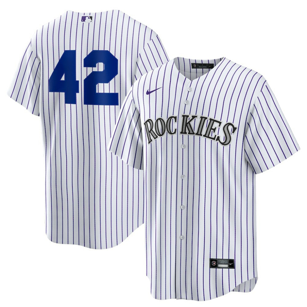 Colorado Rockies Nike Home  2025 Jackie Robinson Day Replica Jersey - MLB