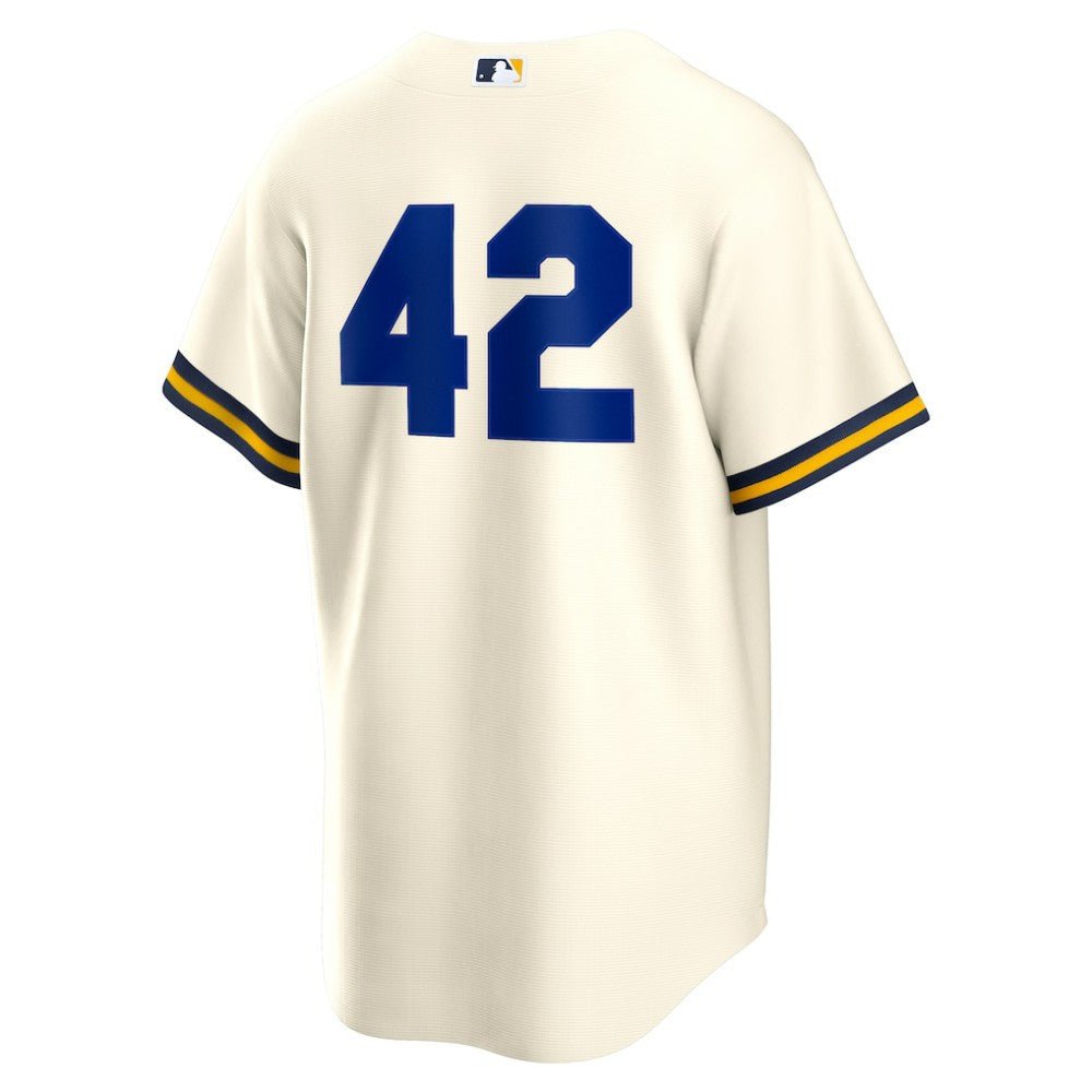 Milwaukee Brewers Nike Home  2025 Jackie Robinson Day Replica Jersey - MLB