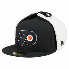 Philadelphia Flyers New Era Injection Dog Ear Classic Fitted Hat - Black - NHL