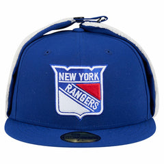 New York Rangers New Era Injection Dog Ear Classic Fitted Hat - Blue - NHL