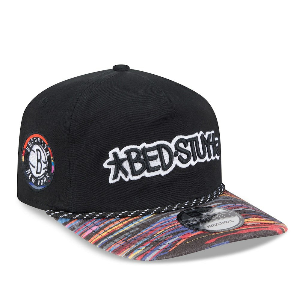 Brooklyn Nets 2025/26 City Edition 19TWENTY Adjustable Hat Black - NBA