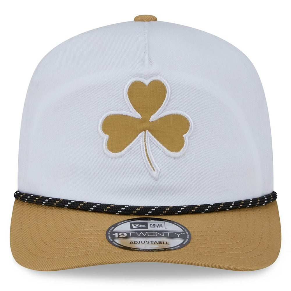 Boston Celtics 2025/26 City Edition 19TWENTY Adjustable Hat White/Gold - NBA