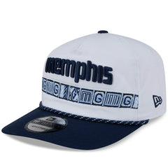 Memphis Grizzlies 2025/26 City Edition 19TWENTY Adjustable Hat White/Navy - NBA