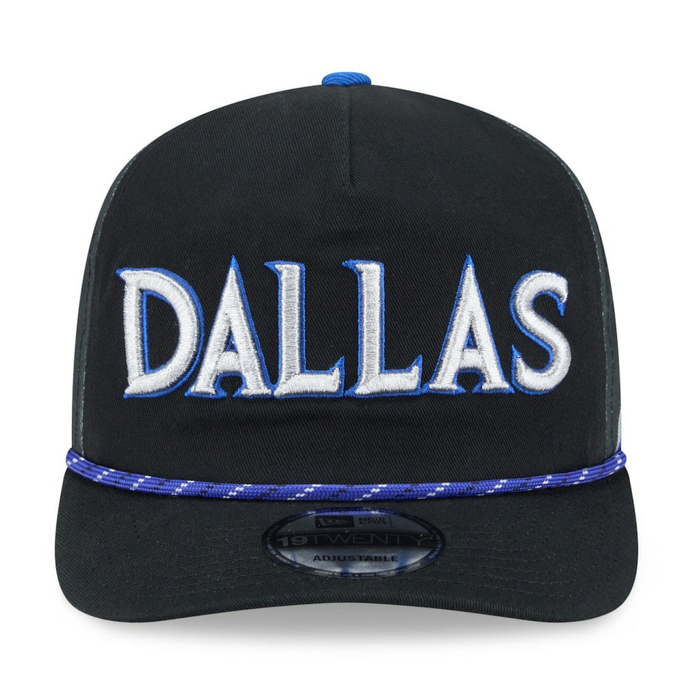 Dallas Mavericks 2025/26 City Edition 19TWENTY Adjustable Hat Black - NBA