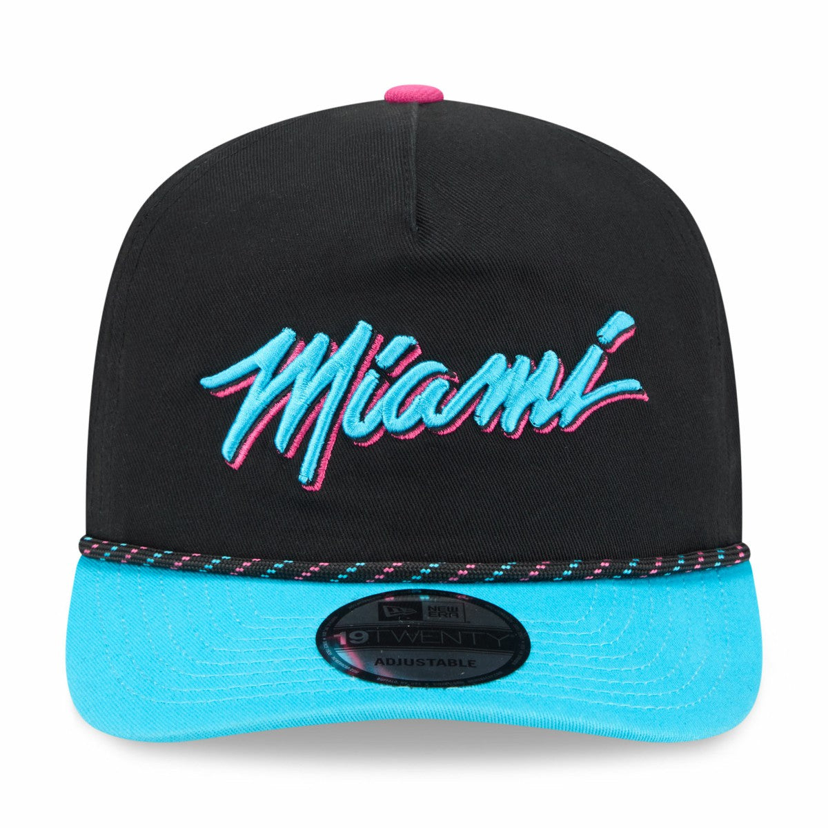 Miami Heat 2025/26 City Edition 19TWENTY Adjustable Hat Black/Turquoise - NBA