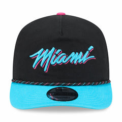Miami Heat 2025/26 City Edition 19TWENTY Adjustable Hat Black/Turquoise - NBA