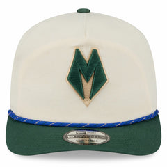 Milwaukee Bucks 2025/26 City Edition 19TWENTY Adjustable Hat Cream/Hunter Green - NBA
