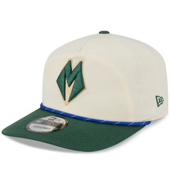 Milwaukee Bucks 2025/26 City Edition 19TWENTY Adjustable Hat Cream/Hunter Green - NBA