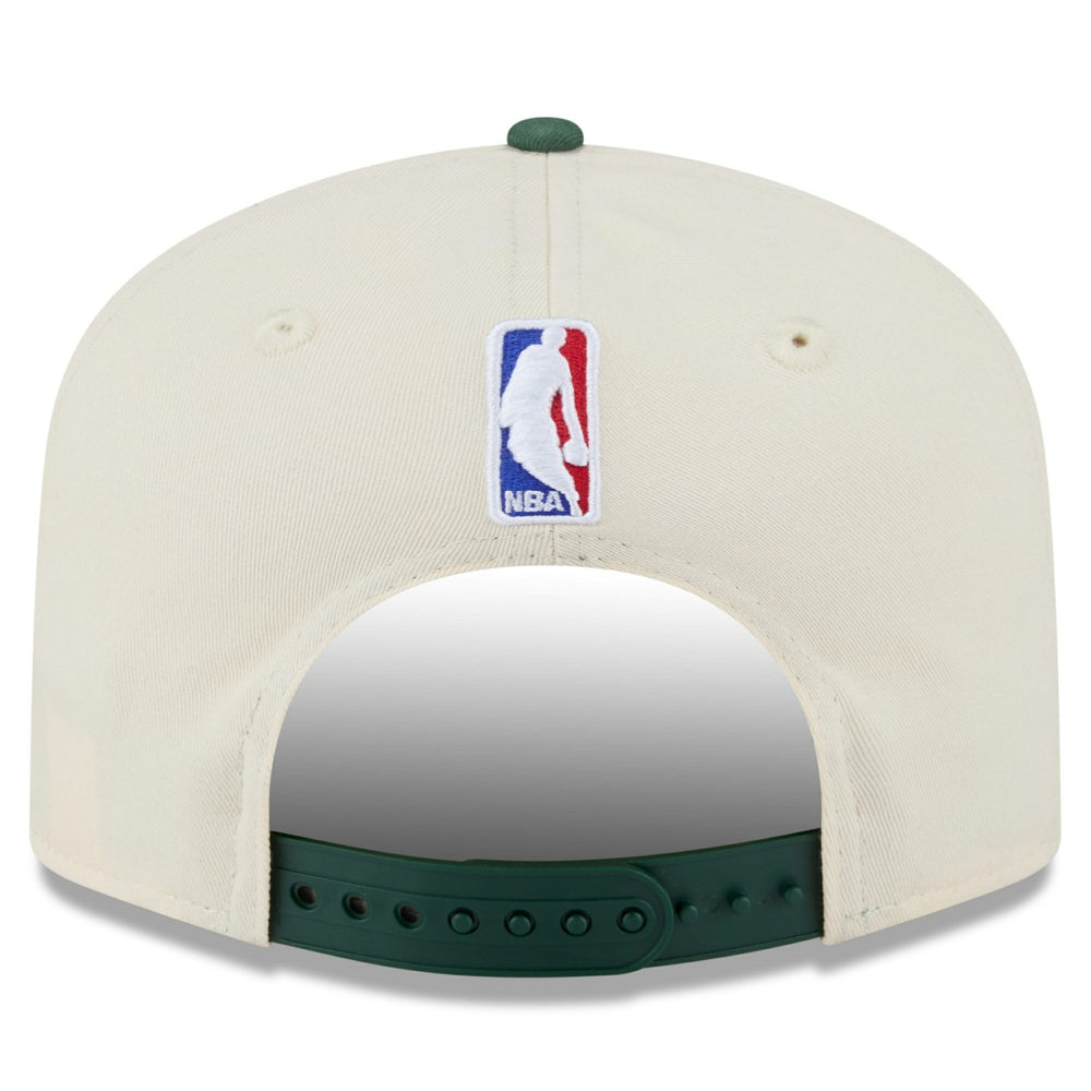 Milwaukee Bucks 2025/26 City Edition 19TWENTY Adjustable Hat Cream/Hunter Green - NBA