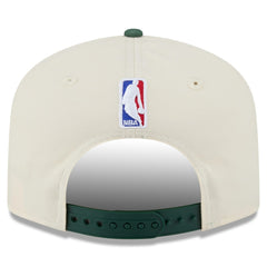 Milwaukee Bucks 2025/26 City Edition 19TWENTY Adjustable Hat Cream/Hunter Green - NBA
