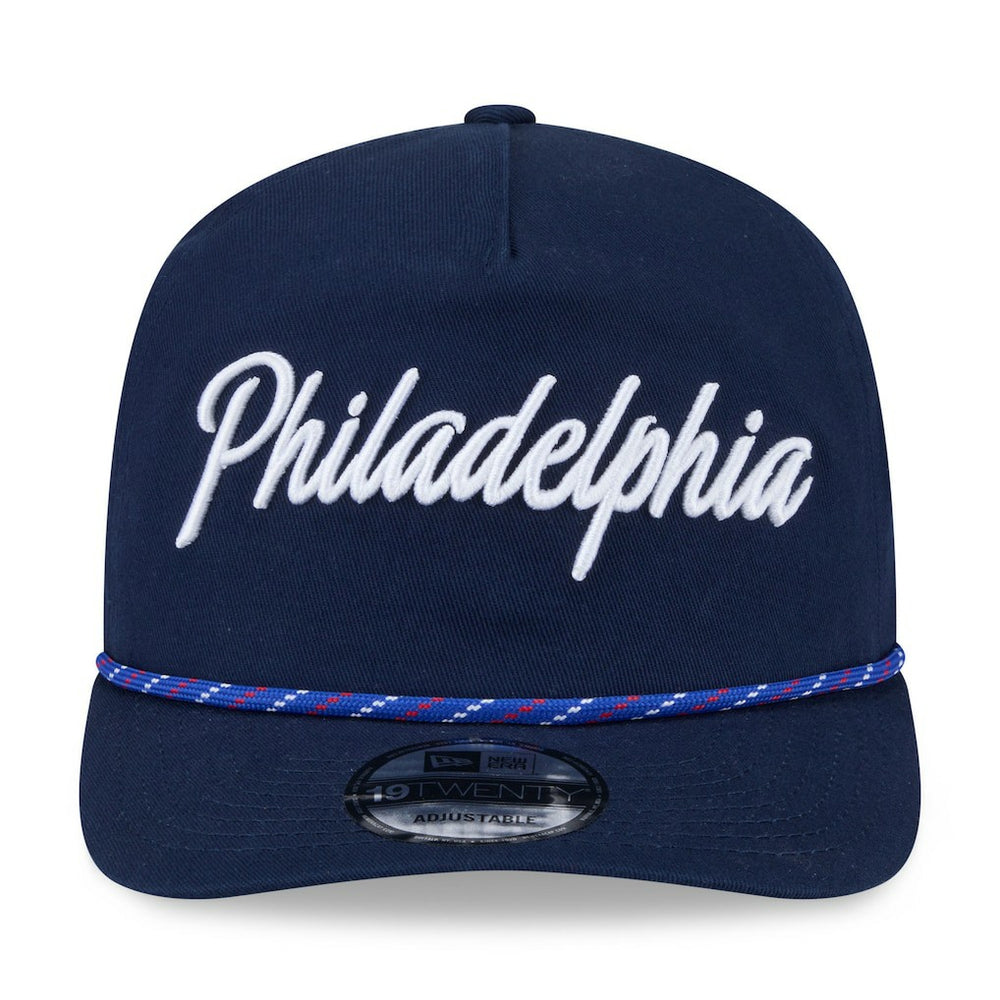 Philadelphia 76ers 2025/26 City Edition 19TWENTY Adjustable Hat Navy - NBA