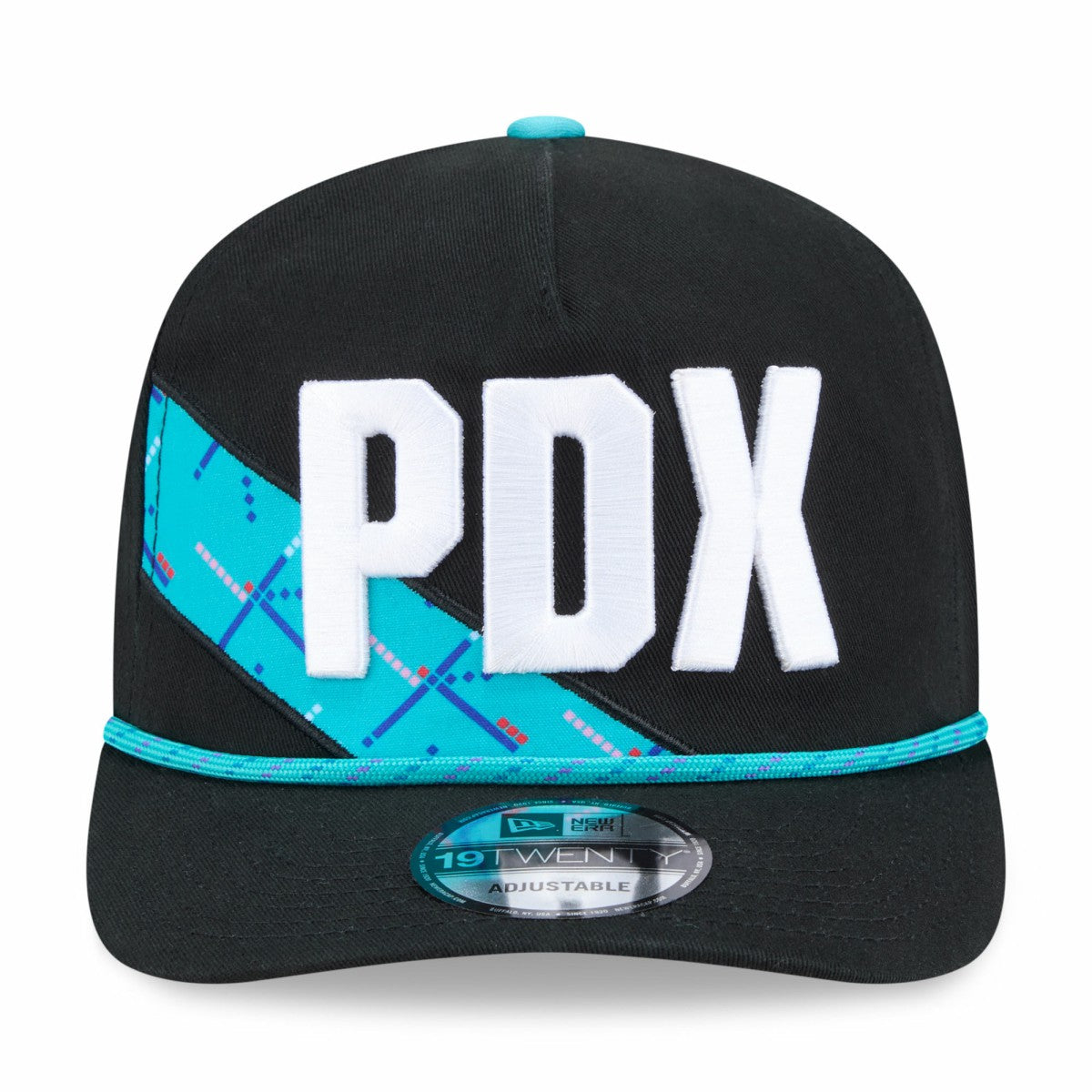Portland Trail Blazers 2025/26 City Edition 19TWENTY Adjustable Hat Black - NBA