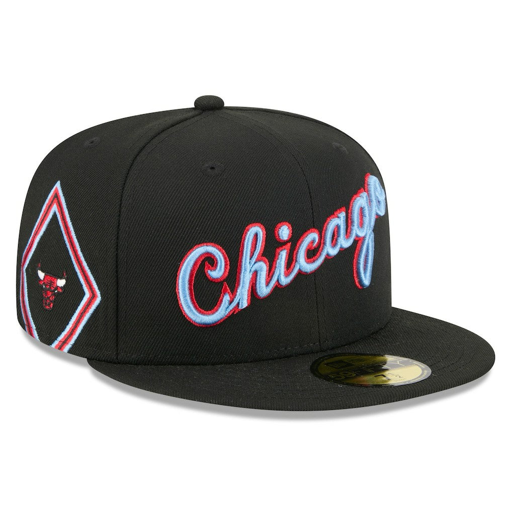 Chicago Bulls 2025/26 City Edition 59FIFTY Fitted Hat Black - NBA