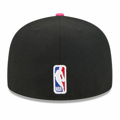 Miami Heat 2025/26 City Edition 59FIFTY Fitted Hat Black/Turquoise - NBA