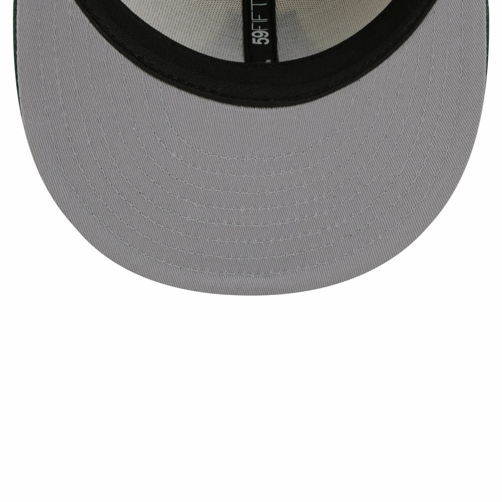 Milwaukee Bucks 2025/26 City Edition 59FIFTY Fitted Hat Cream/Hunter Green - NBA