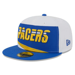 Indiana Pacers 2025/26 City Edition 59FIFTY Fitted Hat White/Blue - NBA