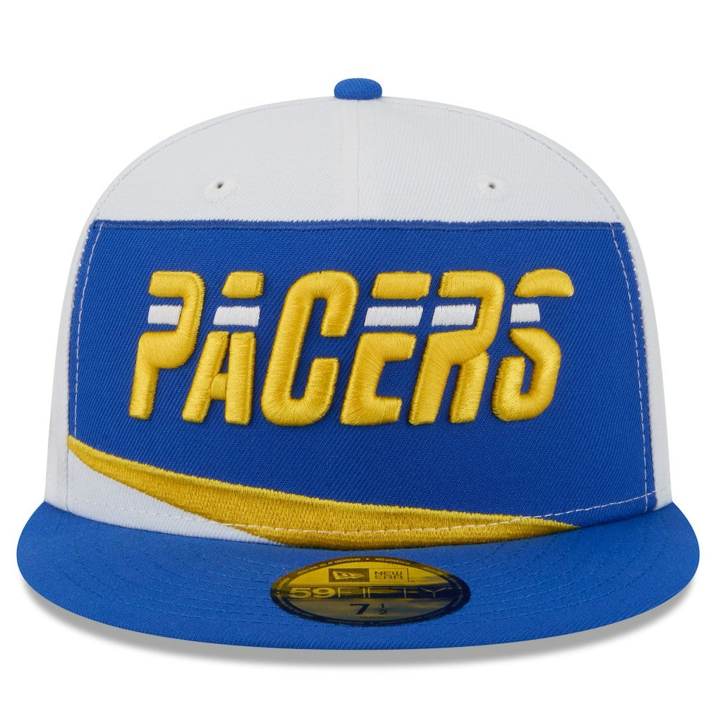 Indiana Pacers 2025/26 City Edition 59FIFTY Fitted Hat White/Blue - NBA