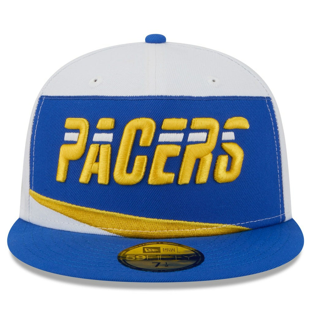 Indiana Pacers 2025/26 City Edition 59FIFTY Fitted Hat White/Blue - NBA
