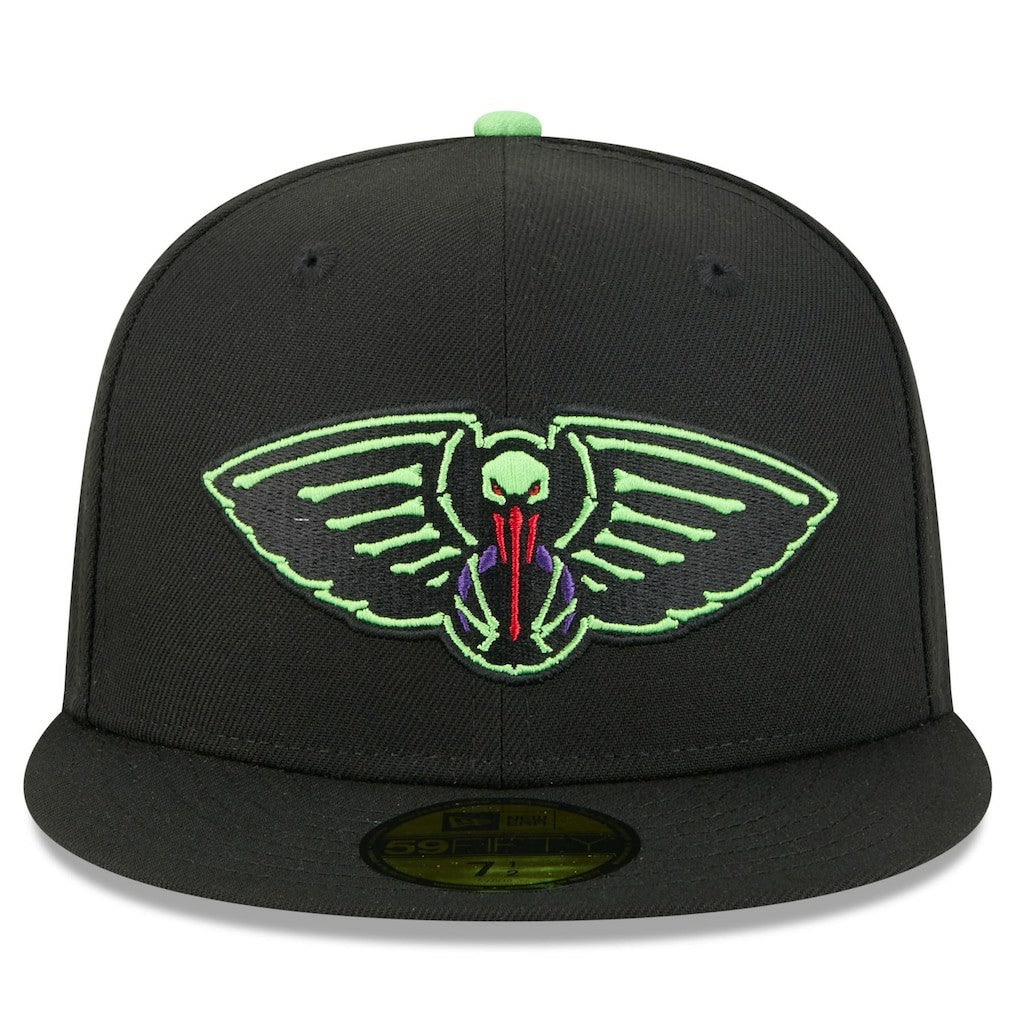 New Orleans Pelicans 2025/26 City Edition 59FIFTY Fitted Hat Black - NBA