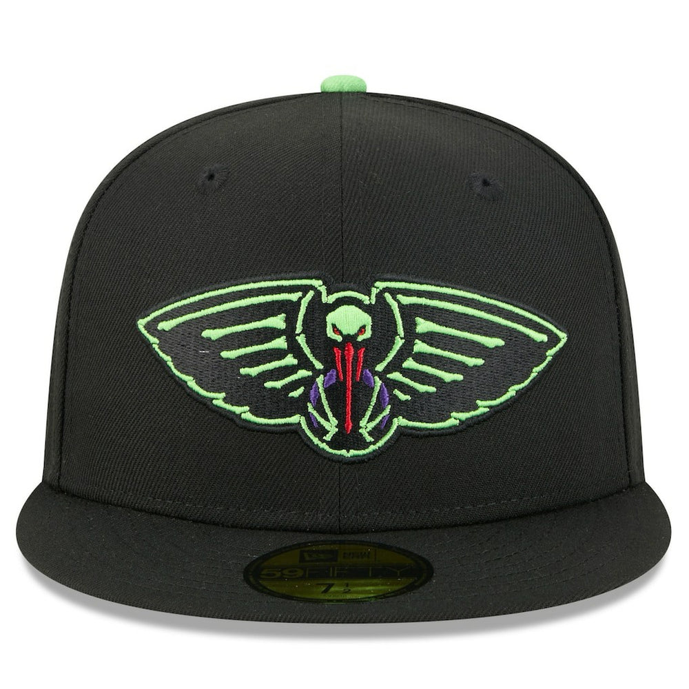 New Orleans Pelicans 2025/26 City Edition 59FIFTY Fitted Hat Black - NBA
